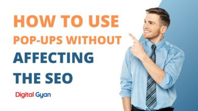 use pop ups on websites