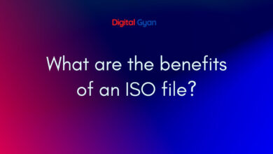 benefits of an iso file