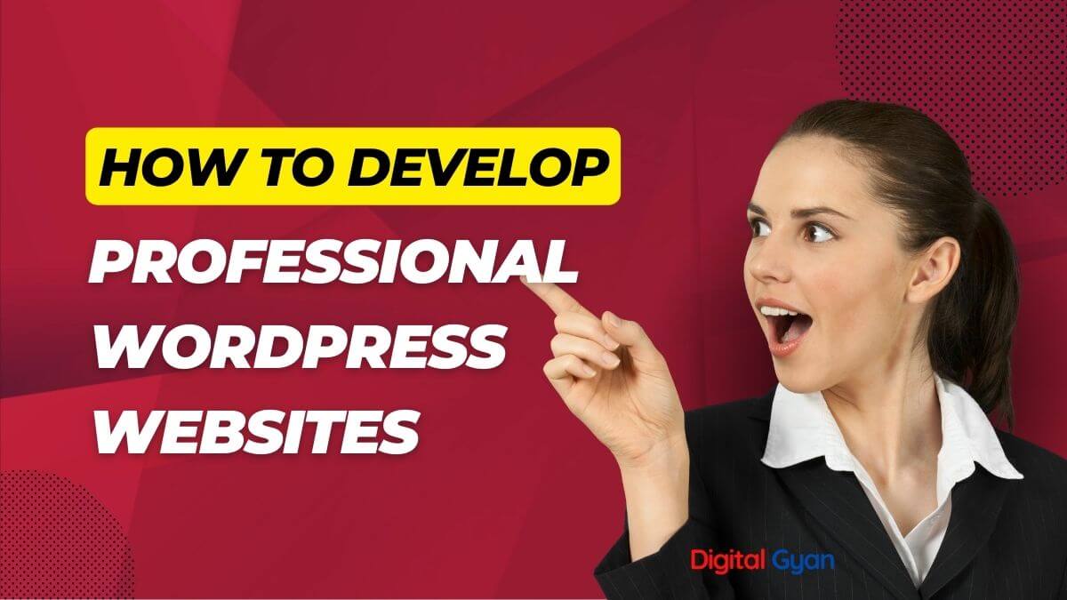 develop professional wordpress websites