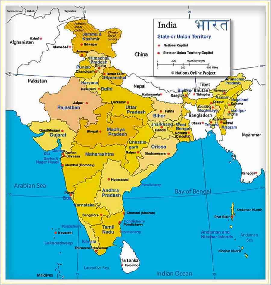 all indian states and their capitals