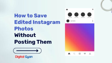 save edited instagram photos