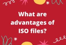 advantages of iso files