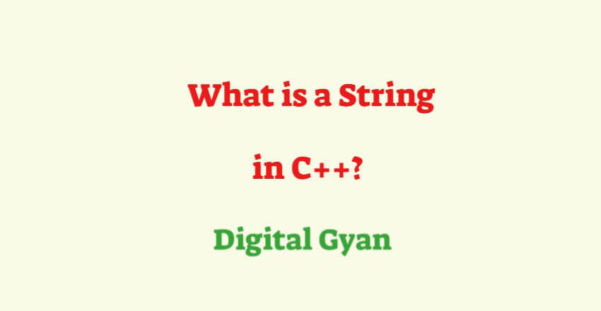 string in c++