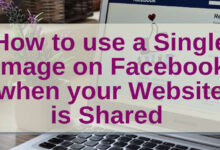 how to use a single image on facebook