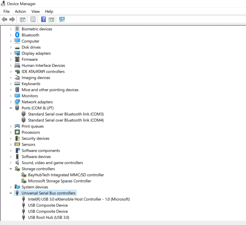 usb device manager