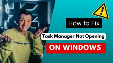 task manager not opening fix