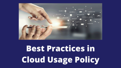 best practices in cloud usage policy