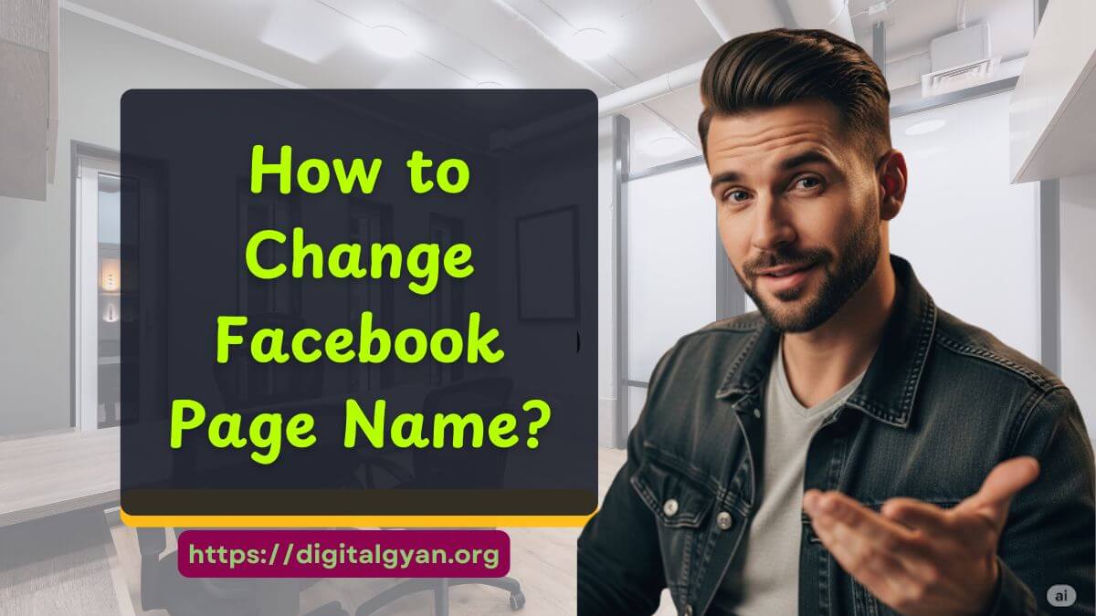 how to change facebook page name?