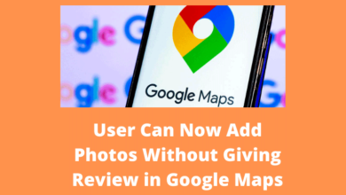 user can now add photos without giving review in google maps