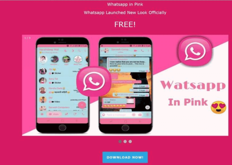 what is a whatsapp pink scam? how to avoid this trap