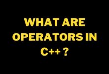 operators in c and c++