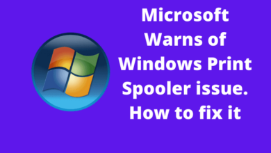 microsoft warns of windows print spooler issue. how to fix it