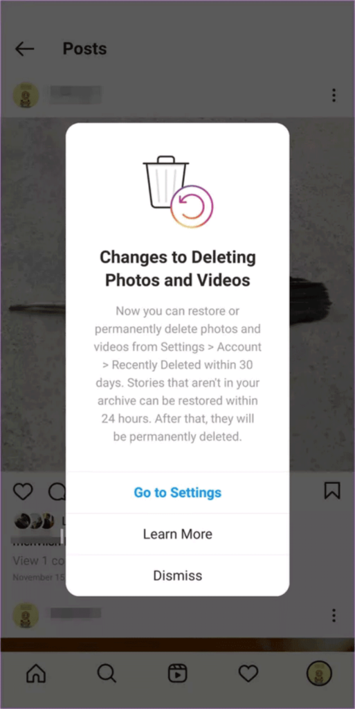 recover deleted instagram photos