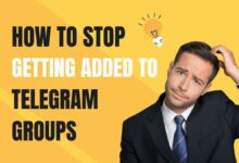 stop getting added to telegram groups