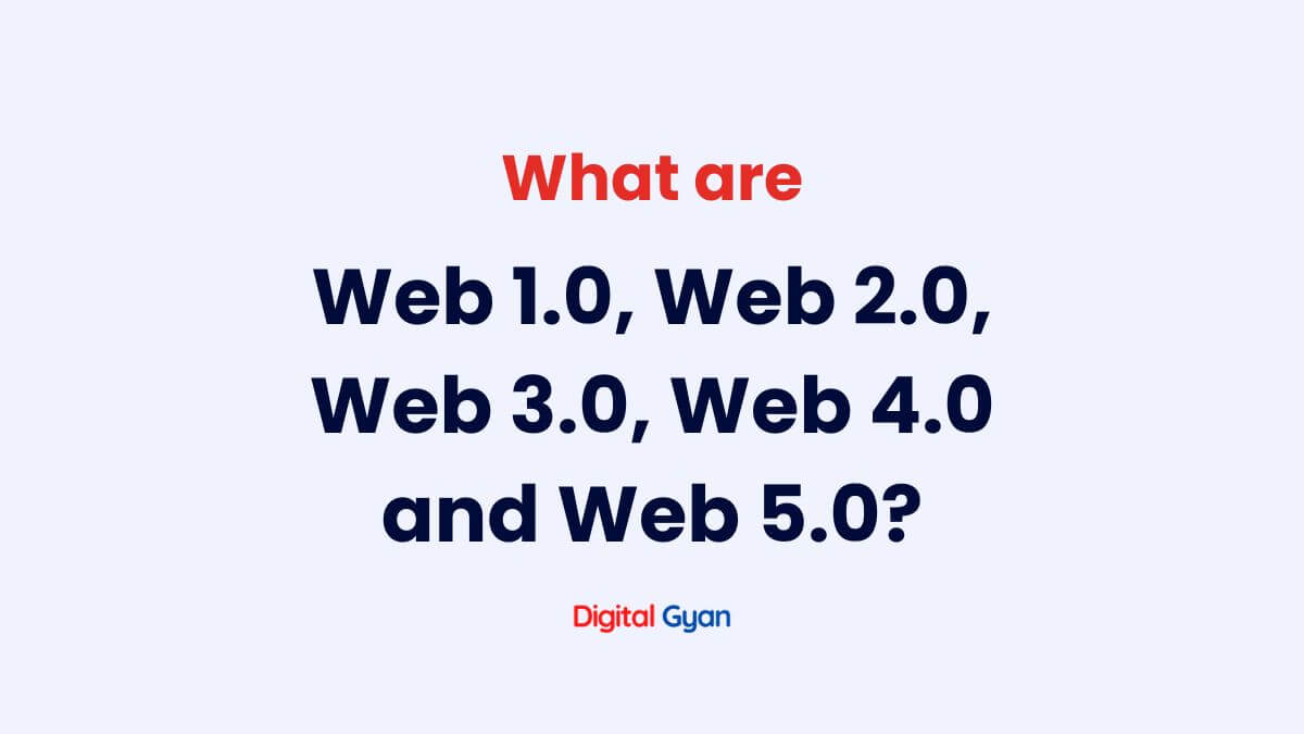 web 3, web 4, web 5