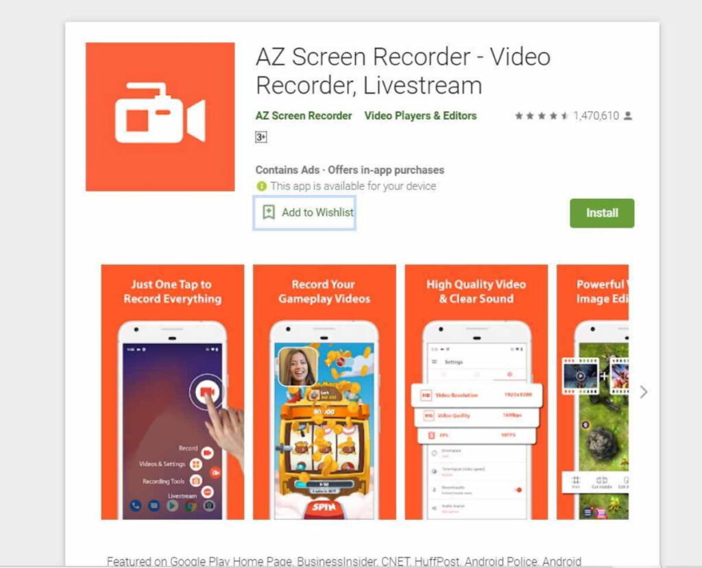 az screen recorder