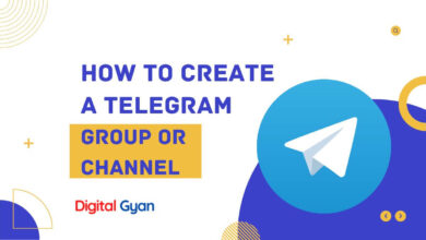 create a telegram group