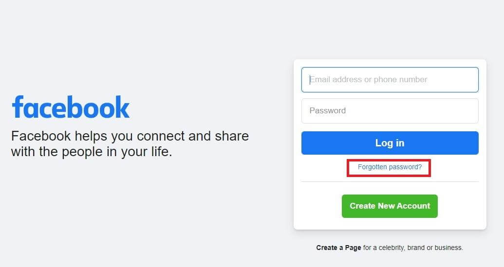 How To Get Back My Forgotten Facebook Password