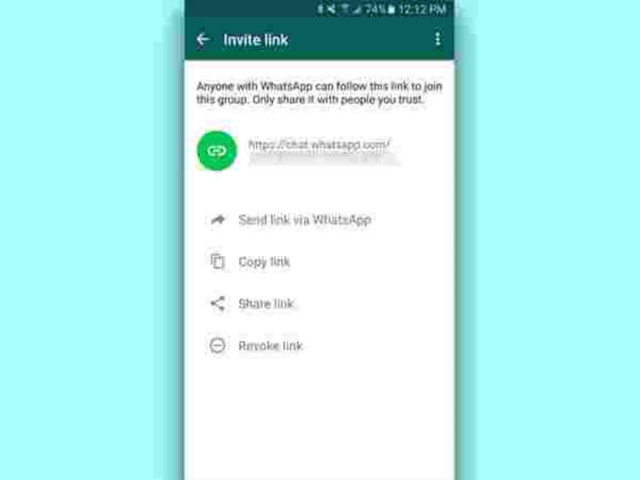 join whatsapp group without any link