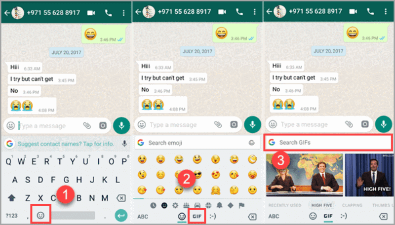 share gif images in whatsapp without converting