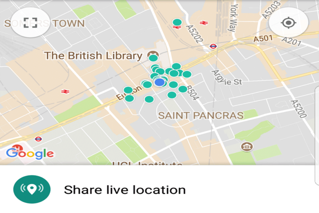 track a location on whatsapp