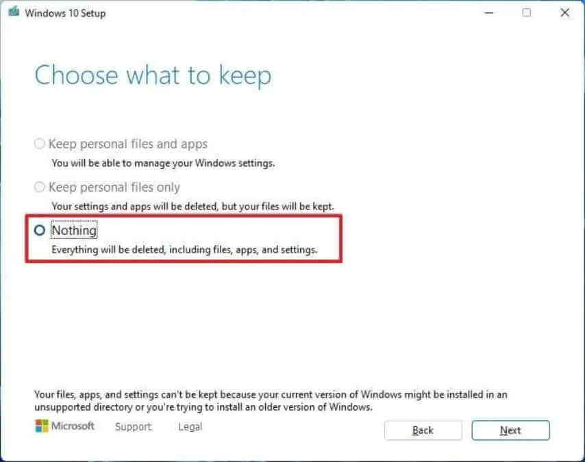 roll back to windows 10 without deleting personal data - get back to windows 10