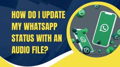 update whatsapp status with audio