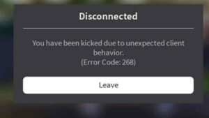 Fix error code 268 Roblox