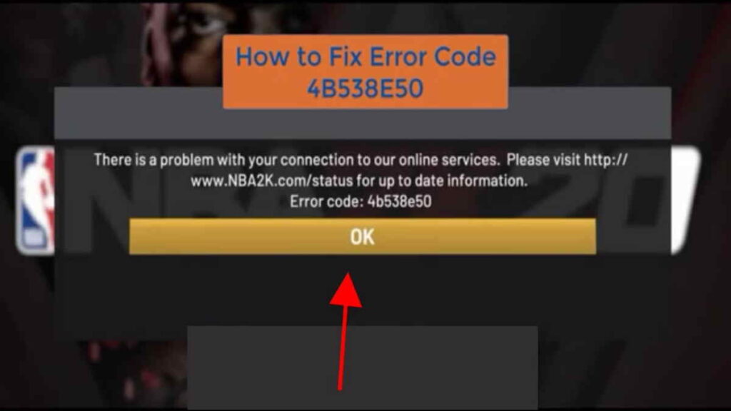 fix error code 4b538e50 2k20 nba