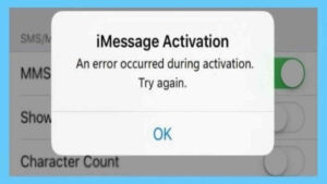 fix imessage activation error complete working