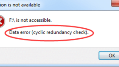 fix data error cyclic redundancy