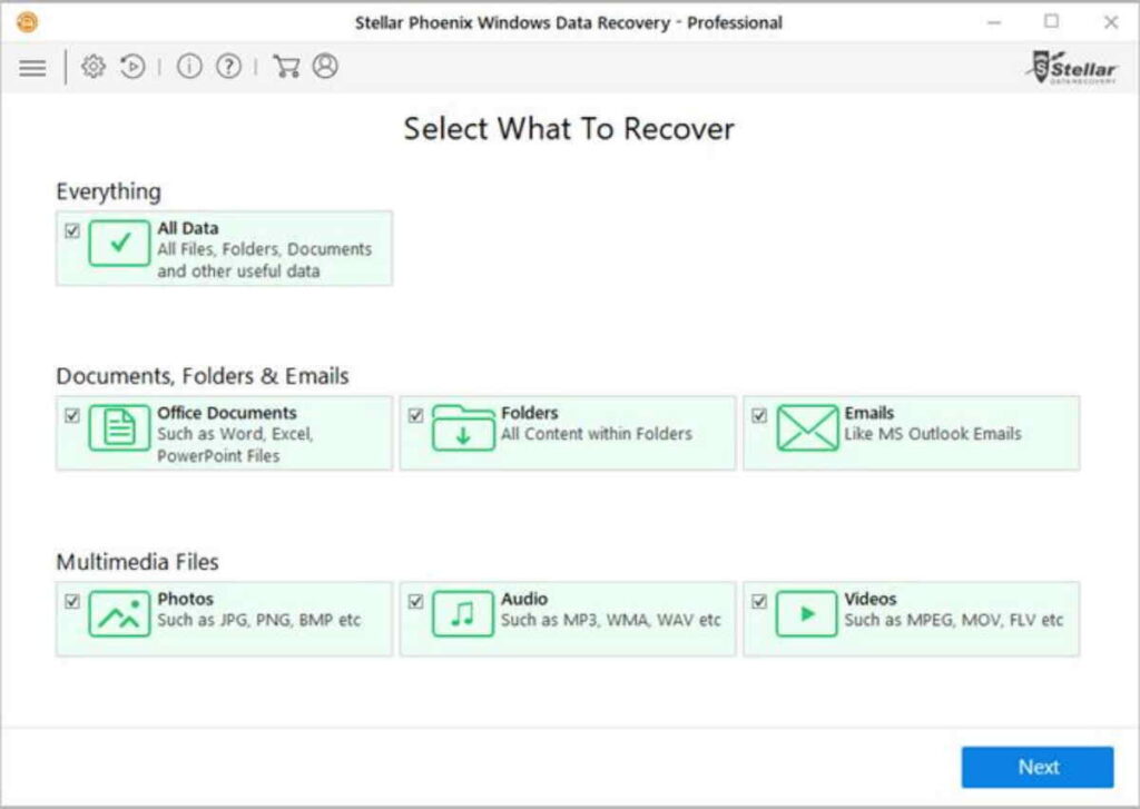 stellar software - fix data error cyclic redundancy