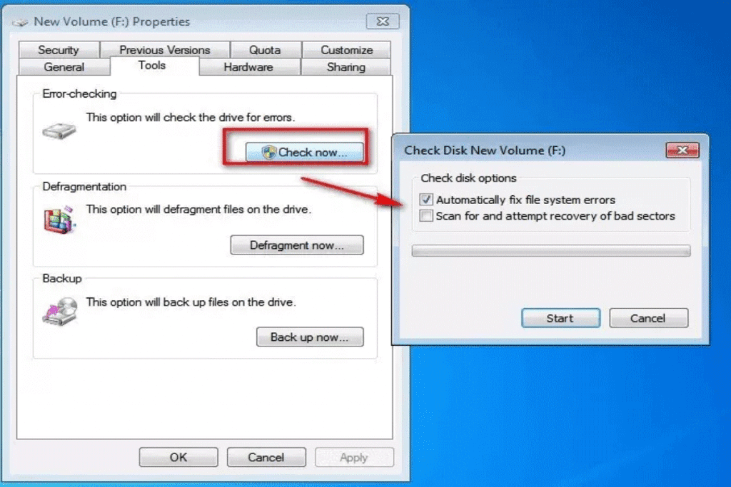 check-disk-on-hardisk-