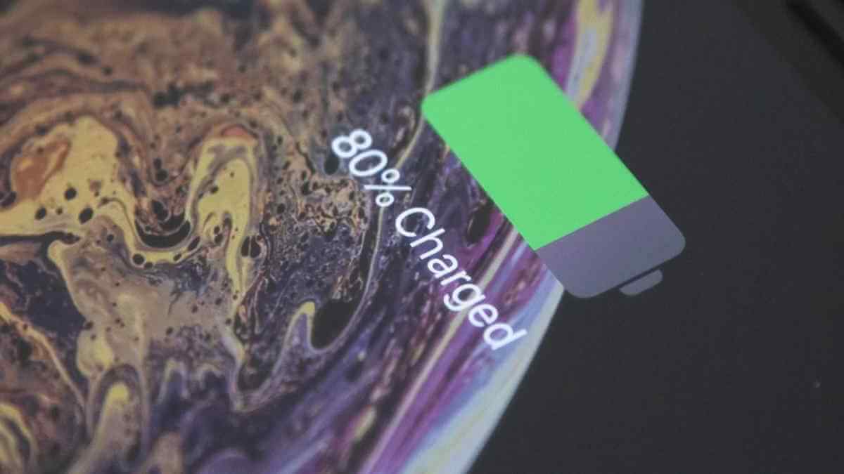 how to fix the iphone not charging above 80%?