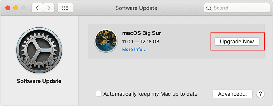 update macos