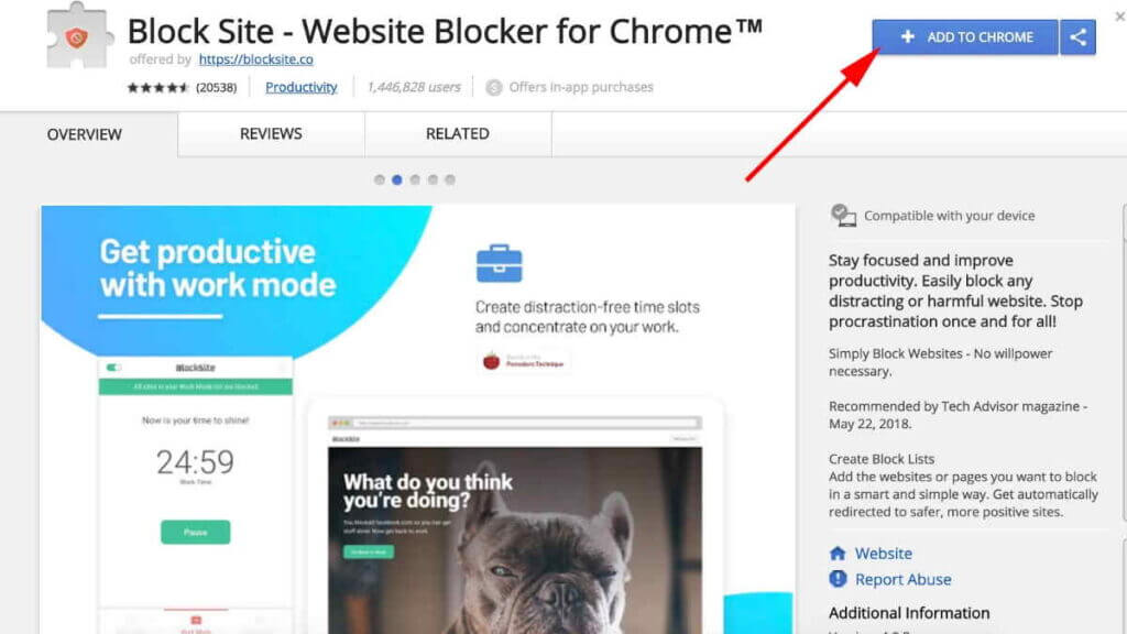 block site chrome extension - block any website on chrome