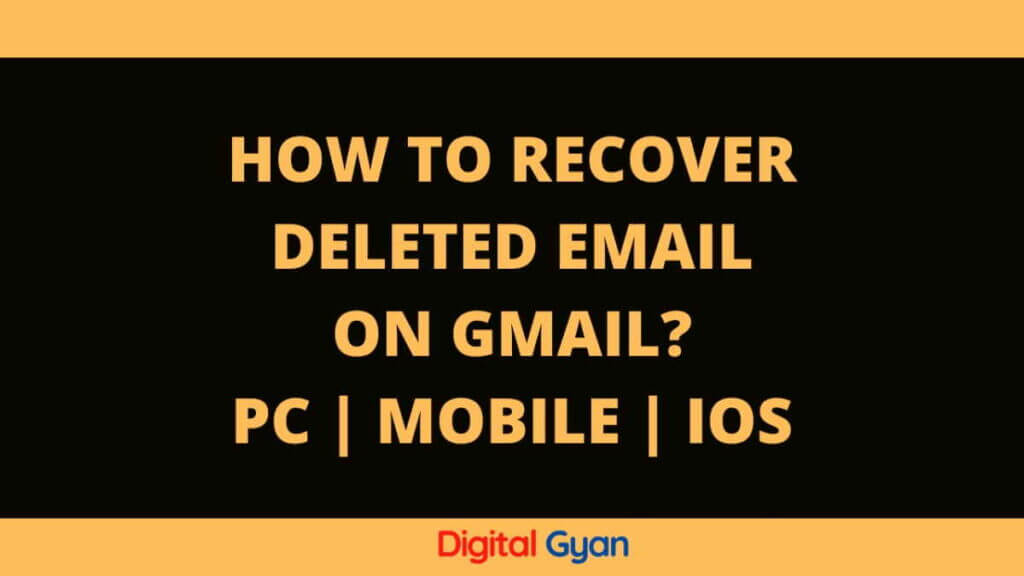 recover deleted email on gmail