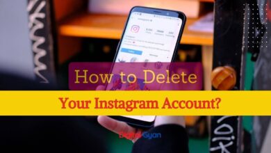 delete instagram account