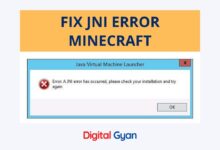 fix jni error minecraft