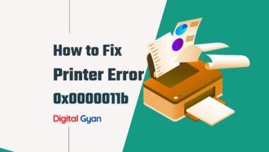 fix printer error 0x0000011b