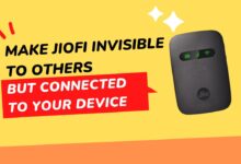 make jiofi invisible to others but connected to yourself
