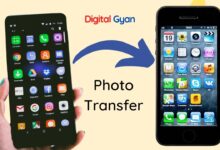 photo transfer from android to iphone