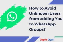 how to avoid unknown users from adding you to whatsapp groups