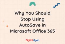 stop autosave office 365