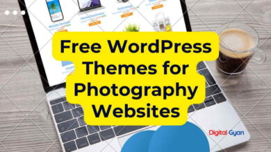 7 best free wordpress themes for photography websites