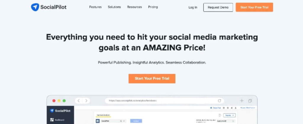 at first comes socialpilot in best twitter marketing tools list