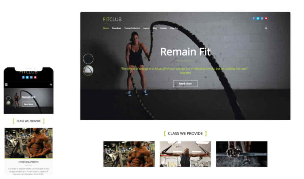 at forth comes fitness in free wordpress themes for gym and fitness