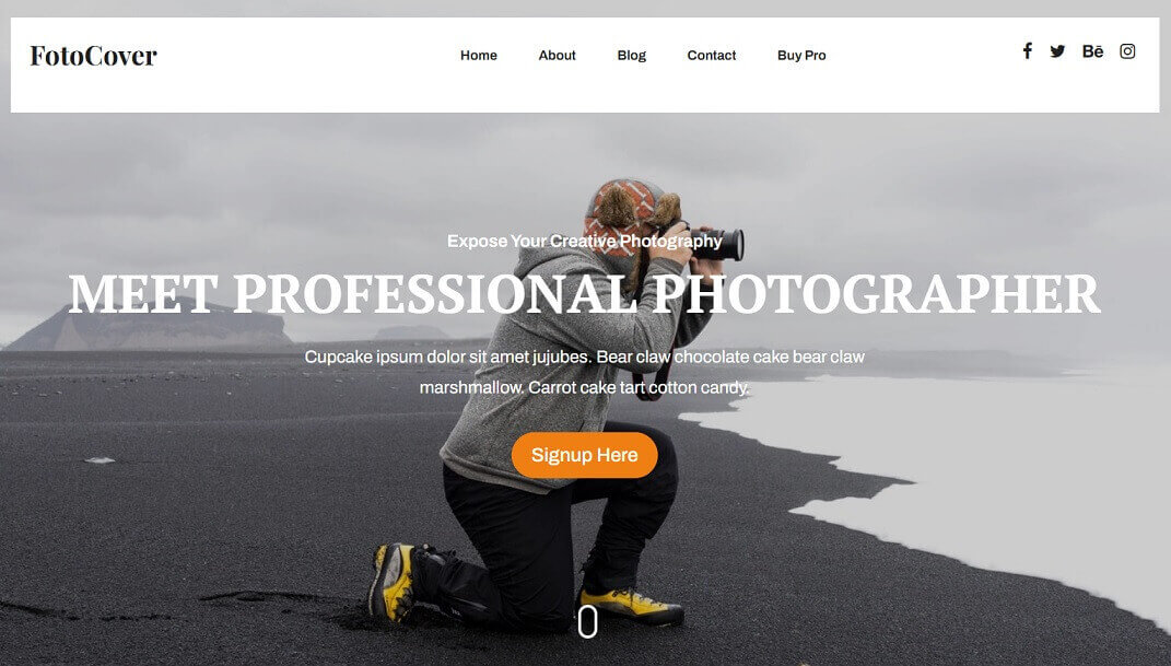 fotocover wp theme