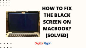 how to fix the black screen on macbook
