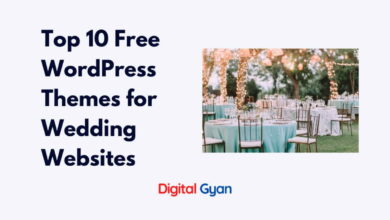 top 10 free wordpress themes for wedding websites